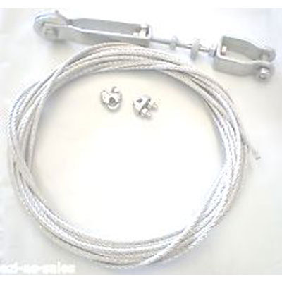 Brake Cable Kit with 8mt Cable with Adjuster and 2 Clips