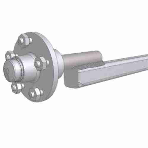50mm Square Overlay Lazy Axle|Dexter 2000Kg