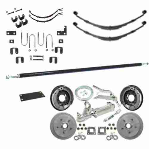 1500Kg Single Axle Kit|Drum Brakes|6 Leaf Springs Kit